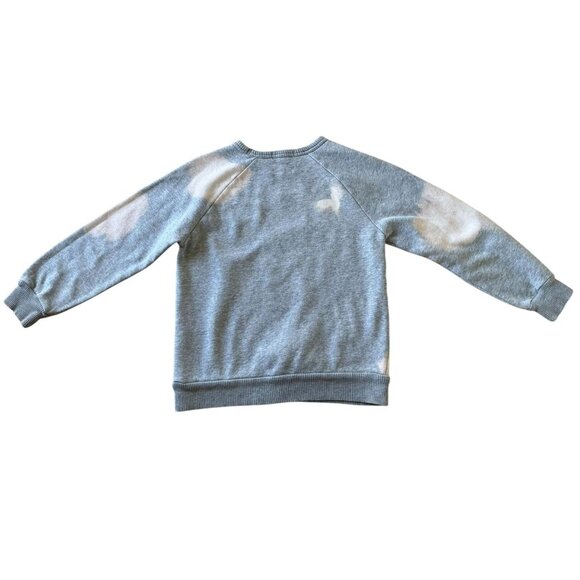 Gap Kids Gray Sweatshirt California USA 1986 Print Cotton Blend Boys Girls Small - Picture 7 of 7